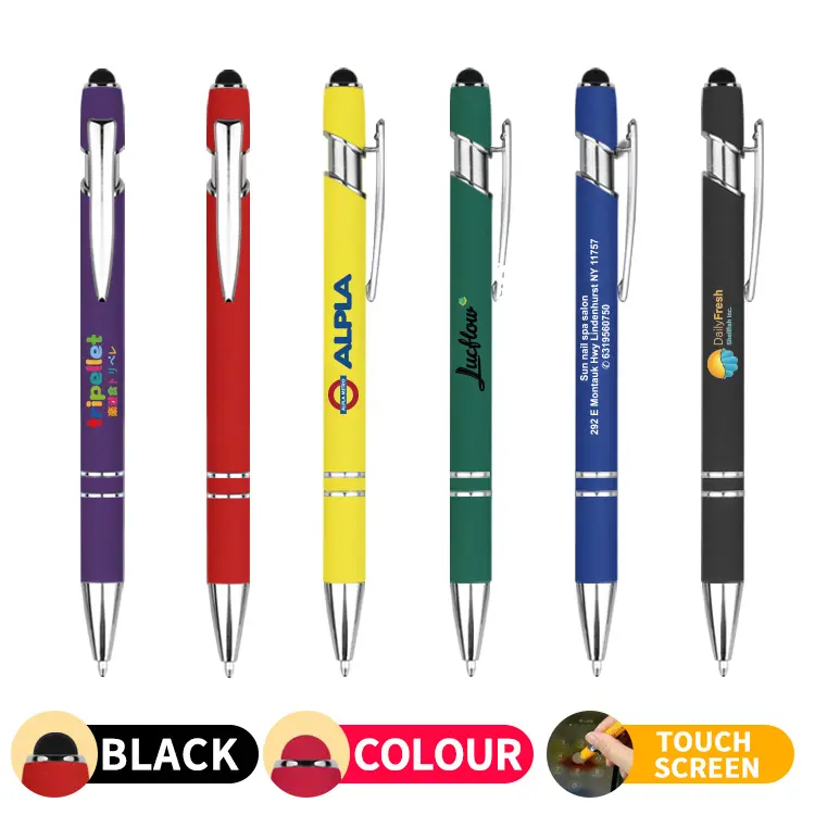 Hot Selling Can Custom Logo Promotional Active Using Plastic Ballpoint Pen Slim For Promotion Gift