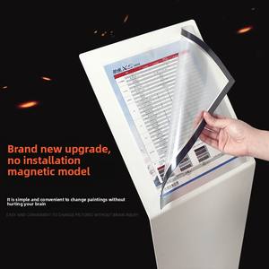 Vente en gros <span class=keywords><strong>de</strong></span> panneaux A4 en fer pour le salon <span class=keywords><strong>de</strong></span> l'auto avec porte-documents Présentoir d'information en acrylique - Product Image 4