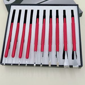 Outil de réparation de montres set de 10 pièces avec aiguilles détachables dorées et rouges pour horlogers - Product Image 4