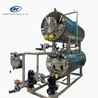 Stérilisateur à autoclave pour aliments à haute température avec construction en acier inoxydable pour la stérilisation commerciale