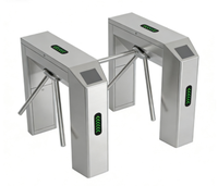 Barrière d'entrée à logiciel entièrement personnalisé, sans balais, NFC, Speedlane, barrières de présence, lecteur de carte d'accès motorisé, tourniquet en acier inoxydable