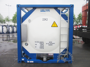 Réservoirs de conteneurs ISO neufs ou <span class=keywords><strong>d</strong></span>'<span class=keywords><strong>occasion</strong></span> 20FT 30FT 40FT T75 Hf Acid LNG Méthane 25m3 50cbm - Product Image 4