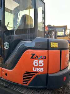 Excavatrice Hitachi ZX65USB d'occasion de 6,35 tonnes, capacité de la benne Yanmar de 0,27 m³, excellente pompe hydraulique et moteur, excavatrice japonaise à prix bas - Product Image 6