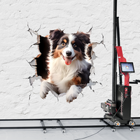 Calcomanía MK01 de alta resolución 3D imagen directa Mural papel tapiz máquina de impresión automática precio impresora de pared