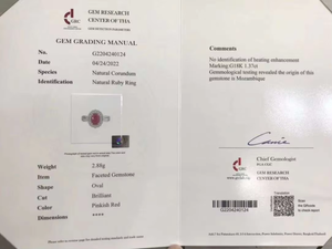 แหวนลูกไม้ประดับเพชรทรงรี ประดับพลอยแซฟไฟร์สีชมพูร้อนแรงตรงกลาง ดีไซน์วงแหวนแบบเปิดสองชั้นประดับเพชรแบบไมโครเพฟ เครื่องประดับผู้หญิงสุดหรู - Product Image 6