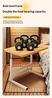 Bureau de travail commercial avec structure métallique fiable et plateau résistant aux rayures, idéal pour le personnel de bureau et la maison