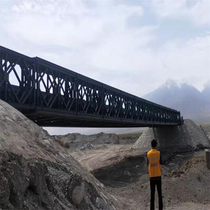 <span class=keywords><strong>Puente</strong></span> <span class=keywords><strong>Bailey</strong></span> de Acero Prefabricado de Fábrica, ASTM BS Q345, Tolerancia del 1%, para Ferrocarril Peatonal, <span class=keywords><strong>Tipo</strong></span> Pesado, Soldadura y Corte - Product Image 1