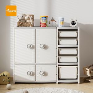 Organisateurs de jouets polyvalents pour enfants avec boîtes de rangement Homw Furniture Store Armoires pour enfants - Product Image 1
