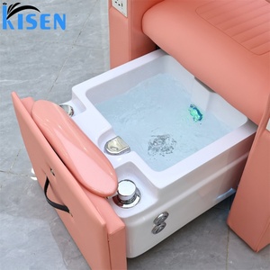 Station de manucure multifonctionnelle KISEN, fauteuil de pédicure électrique avec massage par pétrissage, pour salon de beauté des ongles - Product Image 4