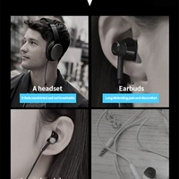 Casque sans fil à commande tactile Pro Air, écouteurs BT 5.3, casque sport supra-auriculaire, vente flash