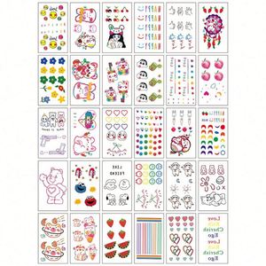 สติกเกอร์ลายสักติดตัวแบบใหม่ ดีไซน์เซ็กซี่ สติกเกอร์ลายสักแบบลอกติด สำหรับงานโปรโมท อุปกรณ์ตกแต่งศิลปะบนร่างกาย - Product Image 4