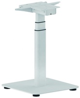Une jambe café bar table ordinateur portable utiliser petit bureau réglable carré petit bureau debout roulant bureau mobile poste de travail avec roues