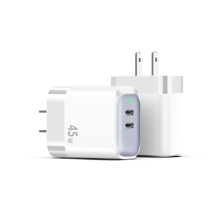 Chargeur USB PD 45W pour téléphone portable, double type C, portable, pour une charge rapide des smartphones et tablettes - Product Image 5