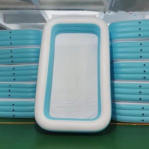 Hot bán hình chữ nhật <span class=keywords><strong>Inflatable</strong></span> trên mặt đất Hồ bơi gia đình thân thiện với hồ bơi lớn - Product Image 5