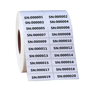 Grosir Pabrik Stiker Label Nomor Berperekat Cetak Kode Batang Stiker Cetak