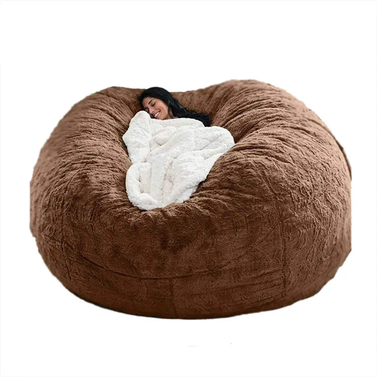 Bean Bag Chair Giant Foam Furniture Bed Big Sofa Bed With Soft Custom Cover Living Room Sofas