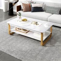 Table basse ovale moderne à plateau relevable et pieds en acier inoxydable – Offre spéciale