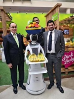 Service de serveur sans fil, robot d'entretien automatique au restaurant