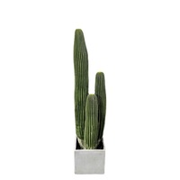 Colonne de cactus artificielle décorative nordique surdimensionnée, plante tropicale du désert