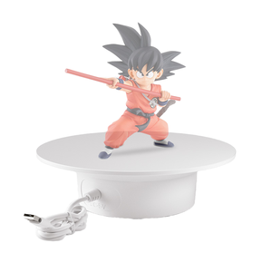 Support de Présentation Rotatif Électrique USB Rechargeable en Plastique, 15cm 20cm, Rotation à 360 Degrés, pour Bijoux et Photographie - Product Image 1