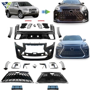 Kits de Carrocería para RAV4 2009 2010 2011 2012, Actualización a Lexus LX570, Kit de Carrocería, Parachoques Delantero y Trasero - Product Image 1
