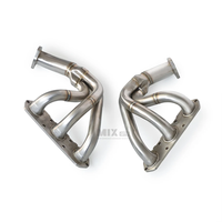 Collecteur d'échappement en acier inoxydable pour Porsche 911 996 3.4 3.6 1997-2006 – Personnalisé, haute qualité, pour amélioration de puissance de course