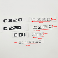 ABS lettres de coffre C220 CDI BLUETEC 4MATIC emblème pour Mercedes C 220 W204 W205 accessoires