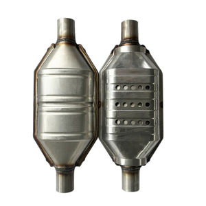 Convertisseur catalytique métallique <span class=keywords><strong>universel</strong></span> à haut débit pour substrat en céramique en nid d'abeille pour voiture Convertisseur catalytique à 100/<span class=keywords><strong>200</strong></span> <span class=keywords><strong>cellules</strong></span> - Product Image 2