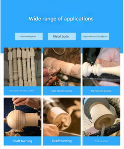 Tour à bois de petite taille pour le bricolage, multifonctionnel, pour la maison, machine à perles rondes, tour à bois rotatif pour la fabrication de baguettes de suona - Product Image 6