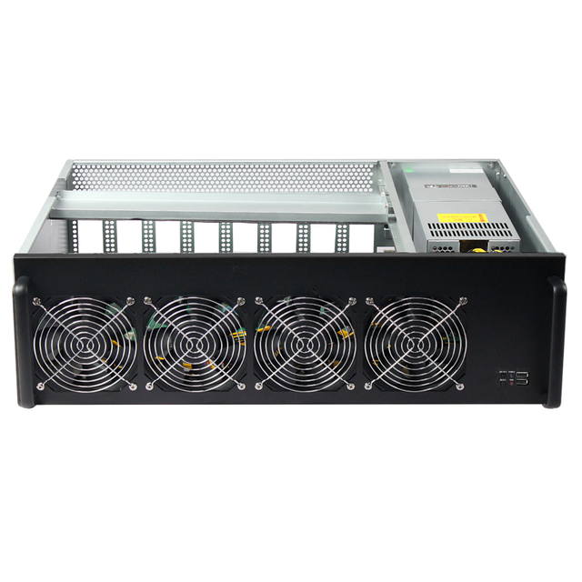 B85 Motherboard 8gpu Server case Gpu case Computer Chassis with 2400w Psu