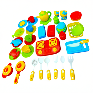 Juego de Juguetes de Cocina Completo para Niños, con Accesorios de Comida de Juguete, Empaquetado en Malla - Product Image 2