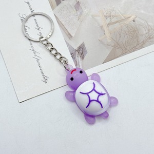 Llavero de silicona con diseño de tortuga de dibujos animados, ligero, de metal, para coche, bolso, colgante para niños, venta al por mayor - Product Image 6
