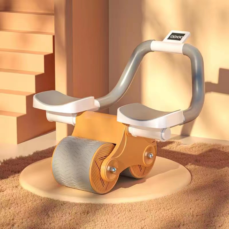 2023 новый стиль автоматический отскок 4 колеса Abs роликовый станок оптом тихий коленный брюшный abs колесный ролик