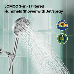 JOMOO 3 in 1 Filtered Handheld <strong>Shower</strong> <strong>Head</strong> 6 Spray Modes Bathroom <strong>Shower</strong> Combo with Bracket <strong>and</strong> 1.8m <strong>Shower</strong> <strong>Hose</strong> - Product Image 2