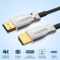 Harga pabrik dalam stok berlapis emas jantan ke HDMI jantan 4k 60hz 30M HDMI 2.0 kabel serat optik kecepatan tinggi