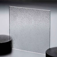 Vidrio Figurado Tejido Transparente de 4mm, 5mm, 6mm en Bronce y Gris con Tamaño Opcional para Ventanas y Puertas
