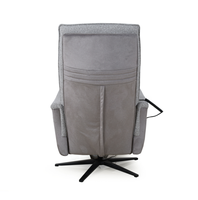 Fauteuil inclinable électrique pivotant en tissu, extensible, convertible, avec massage, télécommande, design moderne, écologique