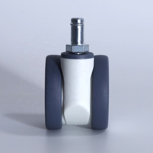 Ruedas Giratorias de 65 mm con Tapón de Cilindro, Fabricadas en Plástico, para Cunas y Carriolas de Bebé - Product Image 3