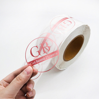 Prix Usine Personnalisé Impression Nom de Marque Privée Logo Étiquettes Adhésives en Rouleau pour Emballage, Autocollants Personnalisés en Vrac