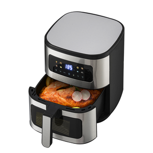 Современная 6.5L круглая конструкция из нержавеющей стали домашний отель духовка с сенсорным экраном и цифровым управлением ЖК-дисплей, Воздушная фритюрница - Product Image 3