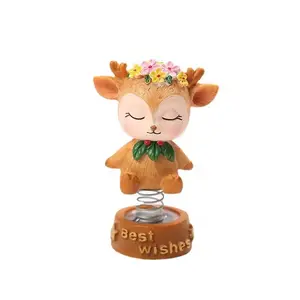 Hot Sale Factory direct auto parts auto furniture supplies resin crafts Car decoration cute deer