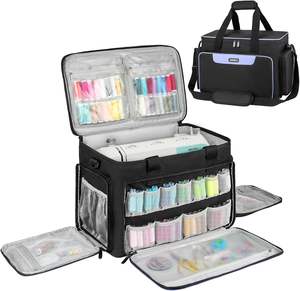 Free Sample Professional Sewing Machine Carrying <b>Case</b> Universal Tote Bag With Multiple Storage Pockets - Product Image 1