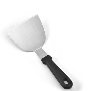 Espátula grande de Metal <span class=keywords><strong>para</strong></span> parrilla de barbacoa, plancha de hamburguesas, tortitas, tortitas, acero inoxidable, en Stock - Product Image 4