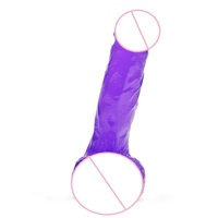 Juguete Sexual de Dildo Realista Grande y Suave de Moda en 2023, Mini Pene Artificial, Tapón Anal de TPE, Dildo Realista Impermeable para Hombre y Mujer