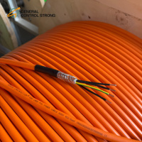 Câble d'alimentation servo industriel à vente directe d'usine avec âme en cuivre blindée, cordon d'alimentation moteur en PVC, 4 conducteurs 600V, CE