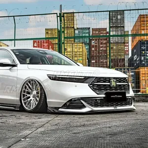 สำหรับ Honda Accord รุ่นที่ 11 ปี 2023 ชุดแต่งกันชนหลังแบบดิฟฟิวเซอร์ สีดำเงา สไตล์ TYPER สปอยเลอร์กันชนหลัง อุปกรณ์ตกแต่งรถยนต์ - Product Image 5
