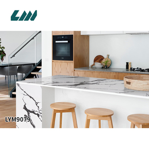 Hiện đại kiểu dáng đẹp thạch anh ngọc bích đá phiến ngọc nhà bếp <span class=keywords><strong>Countertop</strong></span> 3200*1600 mét bề mặt rắn thạch anh cho nhà và biệt thự cho bàn - Product Image 5