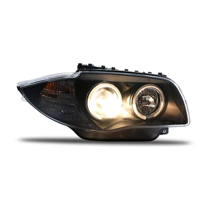Phare de voiture <span class=keywords><strong>118</strong></span> 120i 130i, lentille Angel Eye modifiée, phare au xénon, ensemble de phares pour BMW Série 1 <span class=keywords><strong>E87</strong></span> - Product Image 2