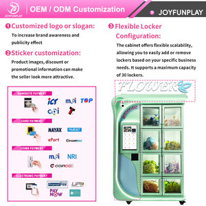 เครื่องจำหน่ายดอกไม้สดอัจฉริยะสำหรับวันวาเลนไทน์จีน ของผู้ผลิต JFP OEM พร้อมระบบชำระเงินและระบบควบคุมระยะไกล - Product Image 3