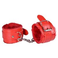 Bracelets de poignet et de cheville en peluche jaune pour femmes, jeux SM, exercices, bandes de résistance, laisse, jouets sexuels pour adultes